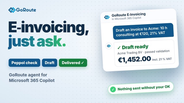 E-invoicing in Microsoft 365 Copilot: Peppol checks, drafts and delivery status, walkthrough thumbnail